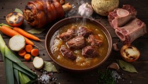 Kolagenowy rosół z tego mięsa tężeje jak galareta. Nie filet, nie udka