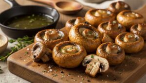 Pieczarki smażę wyłącznie na tym tłuszczu. Są złociste, jędrne i nie tracą ani kropli wody