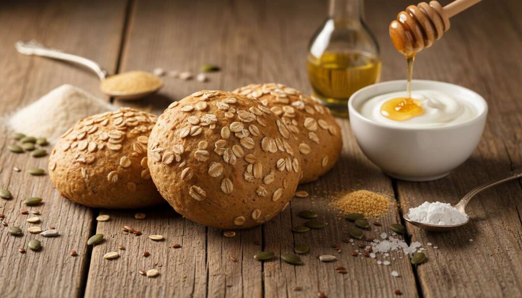 Dietetycy polecają: bułeczki owsiane bez mąki z wyższą dawką błonnika